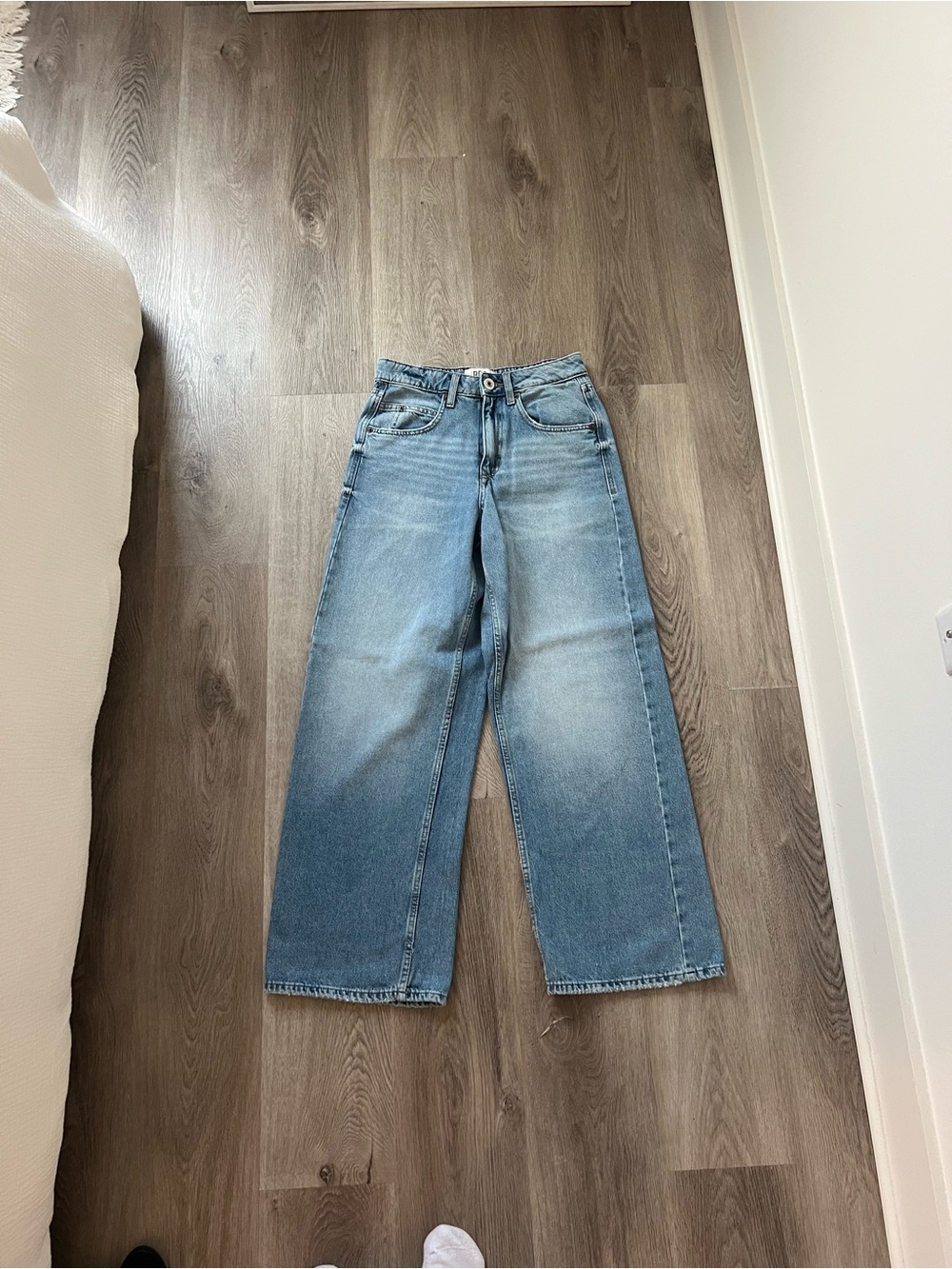 BDG Wide-Leg Light Blue Jeans
